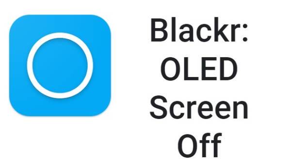 blackr oled screen off