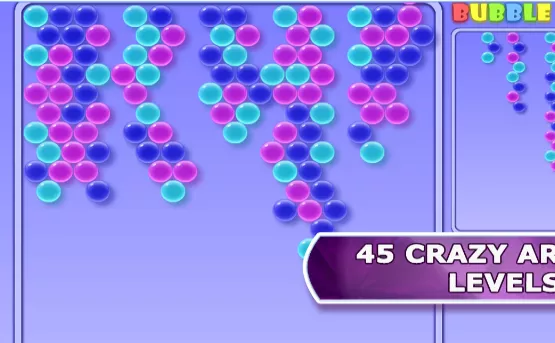 Gameplay screenshot from bubblez bubble defense for Android