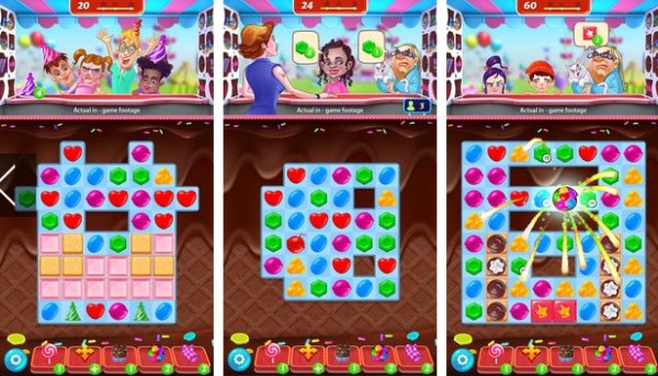 Gameplay screenshot from candy friends for Android