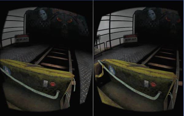 Gameplay screenshot from bloody roller coaster vr 2017 for Android