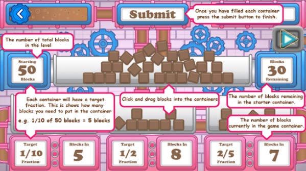 Gameplay screenshot from choco block for Android