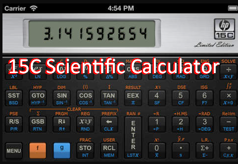 Calcolatrice scientifica 15c
