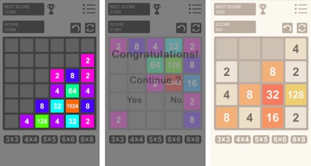 Gameplay screenshot from 2048mod for Android