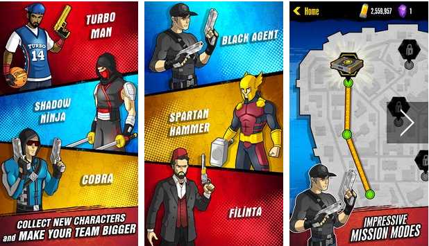 Gameplay screenshot from Action Man Super Hero Rush Run for Android
