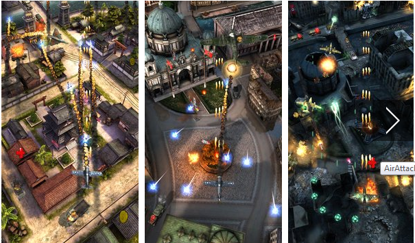 Gameplay screenshot from AirAttack 2 for Android