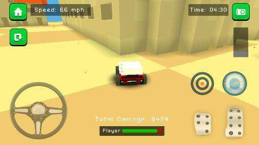 Gameplay screenshot from Blocky Demolition Derby for Android