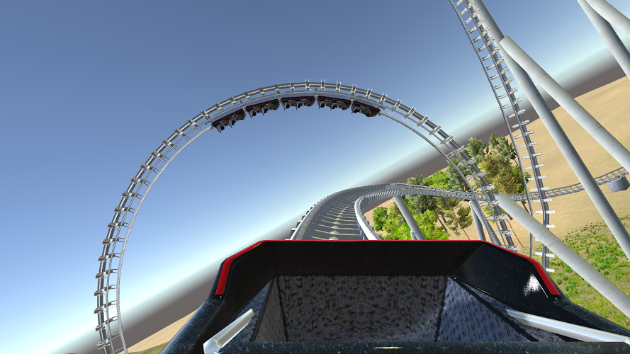 Cartón VR 3D Coaster Roller