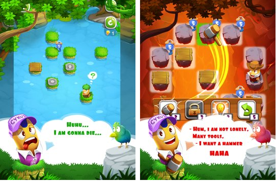 Gameplay screenshot from Cyrus Bean Jump for Android