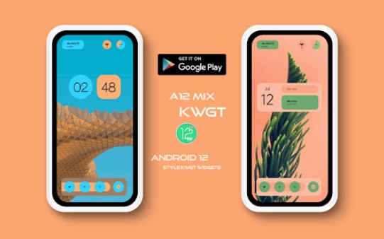 Gameplay screenshot from a12 mix kwgt for Android