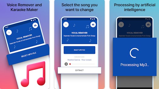 Gameplay screenshot from aI vocal remover and karaoke for Android