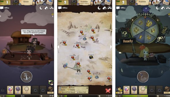 Gameplay screenshot from a girl adrift for Android
