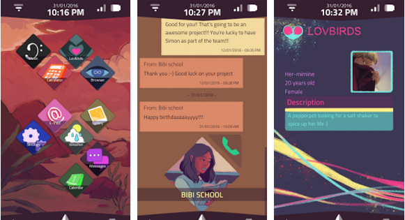 Gameplay screenshot from a normal lost phone for Android