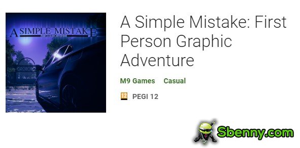a simple mistake first person graphic adventure