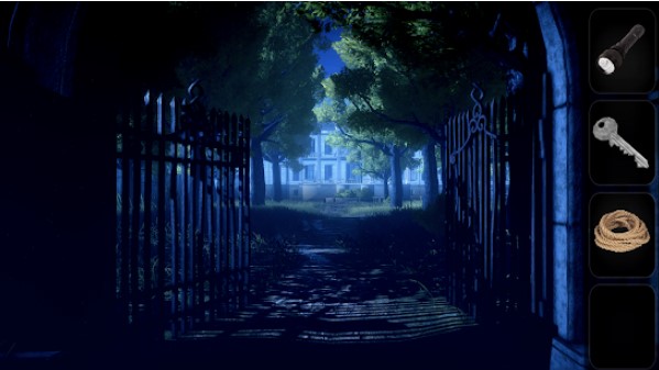 Gameplay screenshot from a simple mistake first person graphic adventure for Android