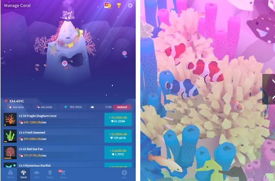 Gameplay screenshot from abyssrium for Android