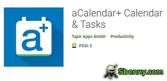 acalendar plis calendar and tasks