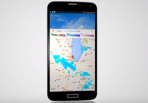 Gameplay screenshot from accuweather platinum for Android