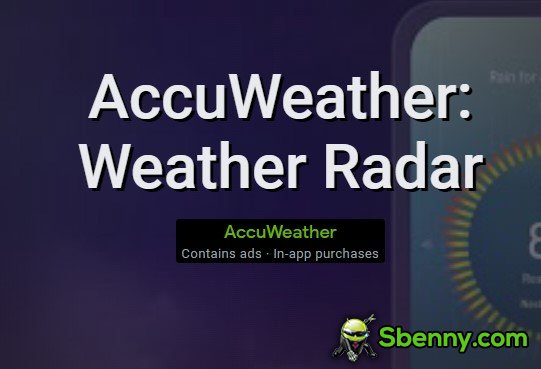 accuweather meteorologický radar