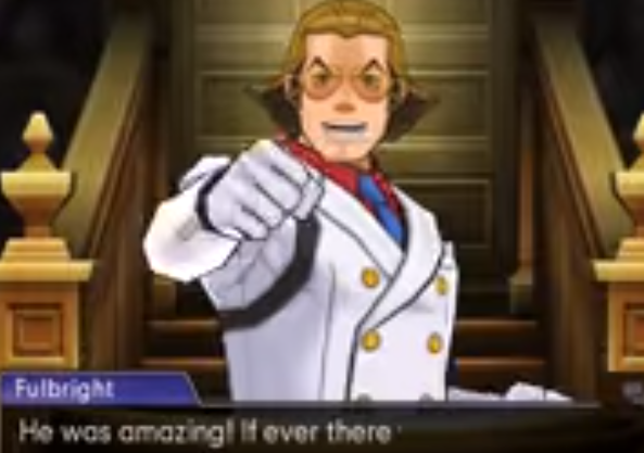 Gameplay screenshot from ace attorney dual destinies for Android