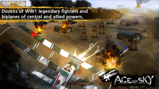 Gameplay screenshot from ace of sky for Android