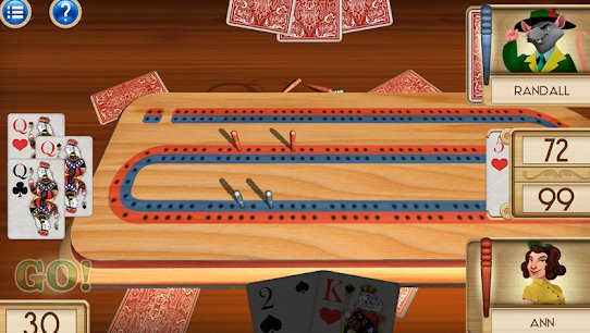 Gameplay screenshot from aces cribbage for Android