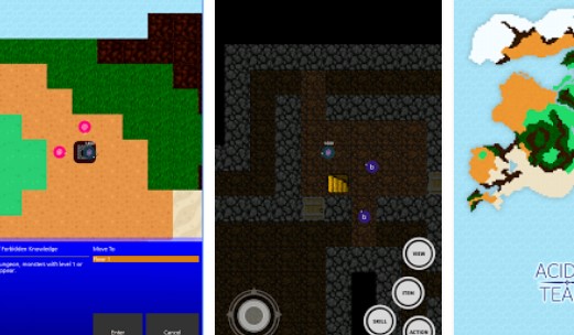 Gameplay screenshot from acidra tears roguelike dungeon action rpg full for Android