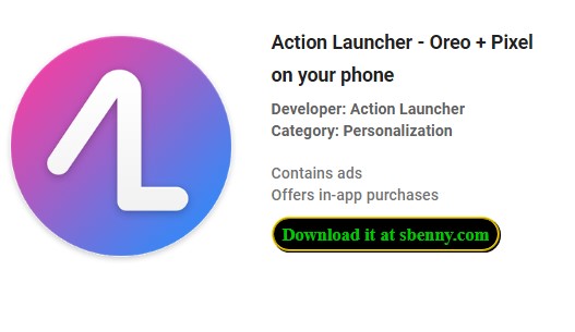 Action Launcher Oreo plus Pixel auf Ihrem Handy
