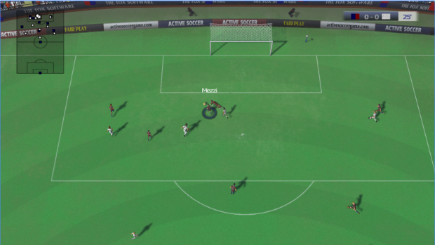 Gameplay screenshot from active soccer 2 dx for Android