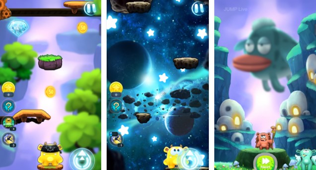 Gameplay screenshot from adam jump combo for Android