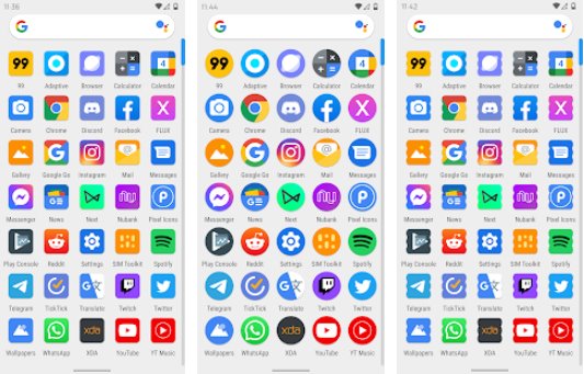 Gameplay screenshot from adaptive icon pack for Android