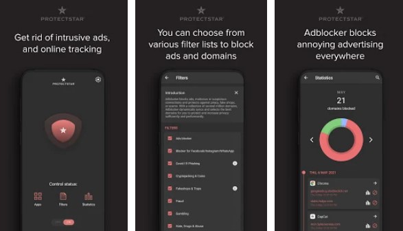 Gameplay screenshot from adblocker block ads for all web browsers for Android