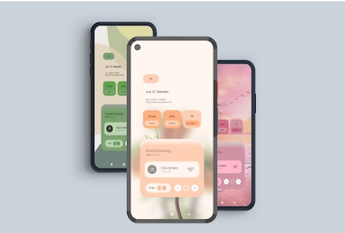 Gameplay screenshot from adroid 12 kwgt for Android
