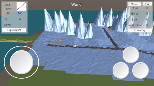 Gameplay screenshot from adventure of spear soldier 3 for Android