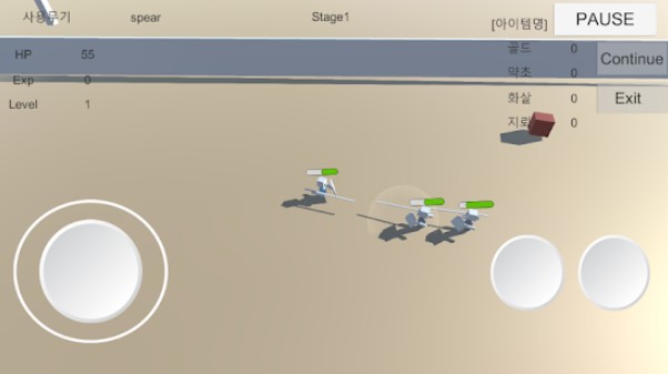 Gameplay screenshot from adventure of spear soldier 4 for Android
