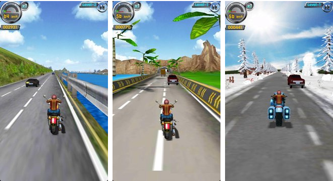 Gameplay screenshot from ae 3d motor racing games free for Android