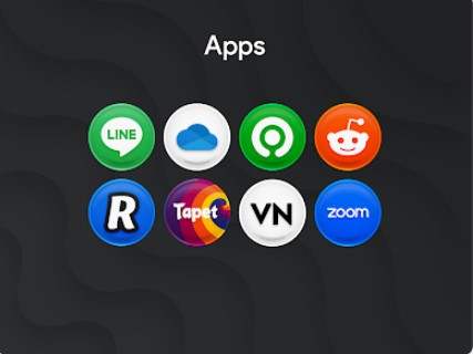 Gameplay screenshot from agate icon pack for Android
