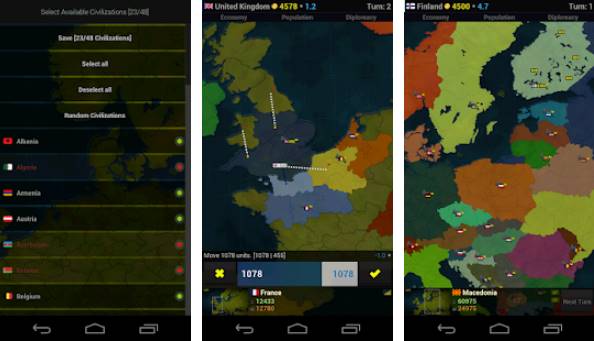Gameplay screenshot from age of civilizations europe for Android