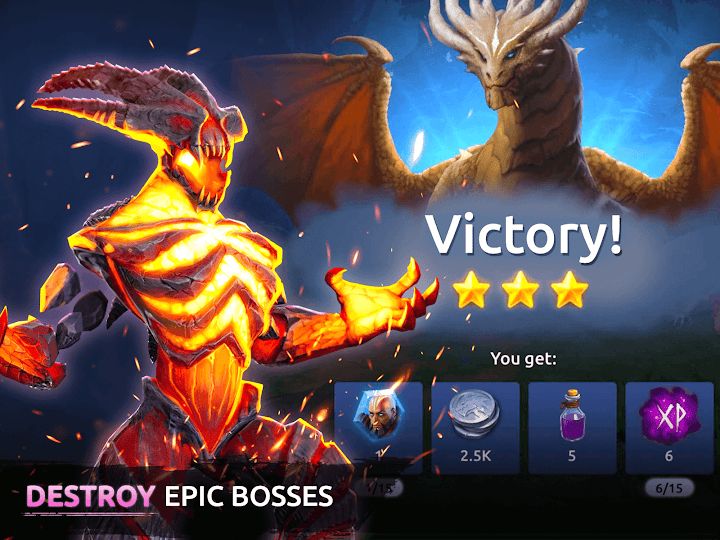 Gameplay screenshot from Age of Magic: Turn Based RPG MOD APK for Android