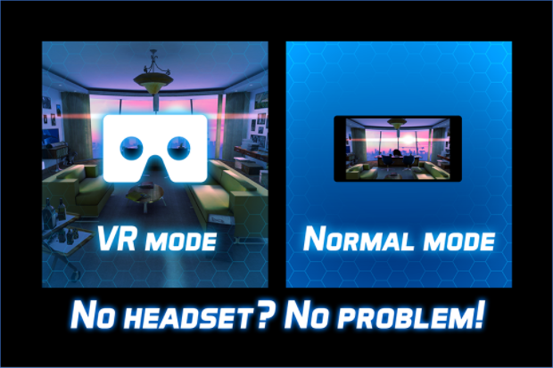 Gameplay screenshot from agent hawk vr for Android