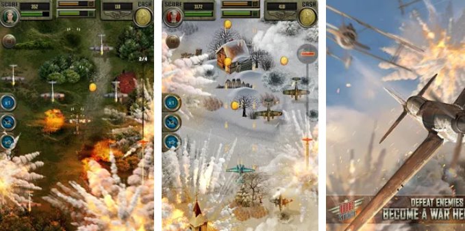 air strike ww2 fighters sky combat attack MOD APK Android