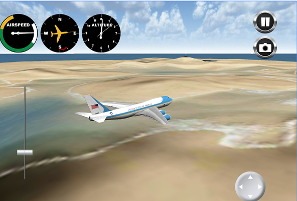 Gameplay screenshot from airplane for Android