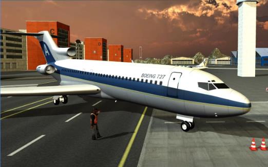 Gameplay screenshot from airplane pilot training academy flight simulator for Android
