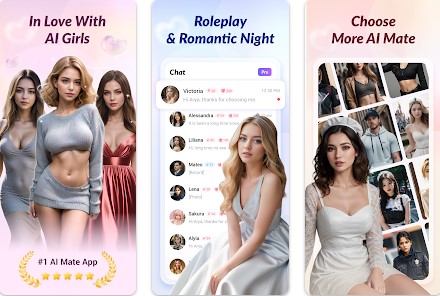Gameplay screenshot from al girlfriend soulful al mate for Android