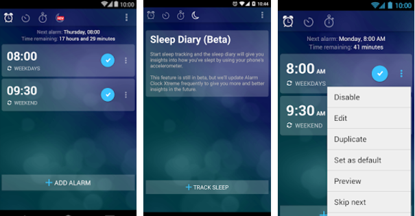 Gameplay screenshot from alarm clock xtreme and timer for Android