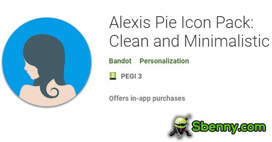 alexis pie ikon csomag tiszta és minimalista