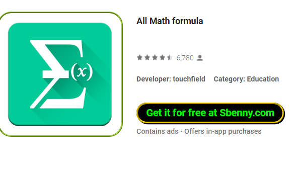 all math formula