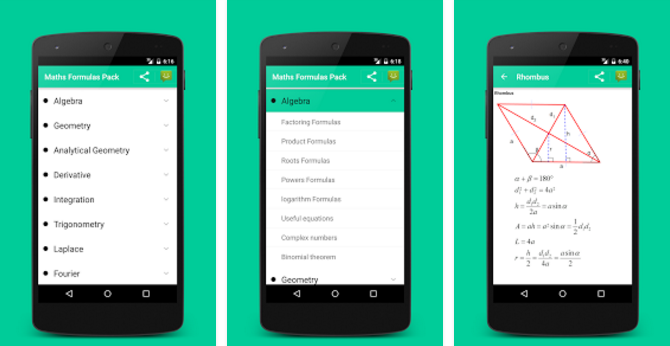 Gameplay screenshot from all math formula for Android