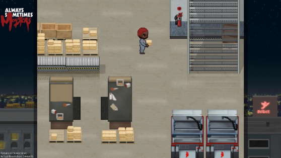 Gameplay screenshot from always sometimes monsters for Android