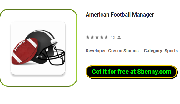  American Football Manager APK