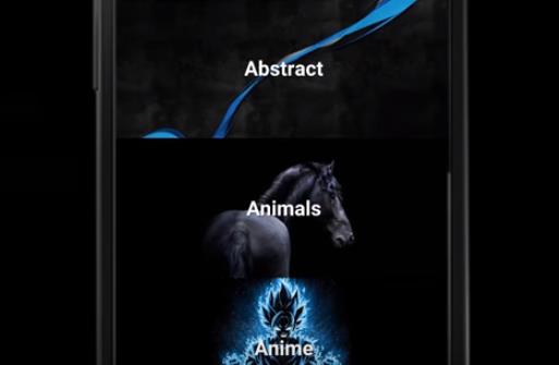Gameplay screenshot from amoled wallpapers for Android